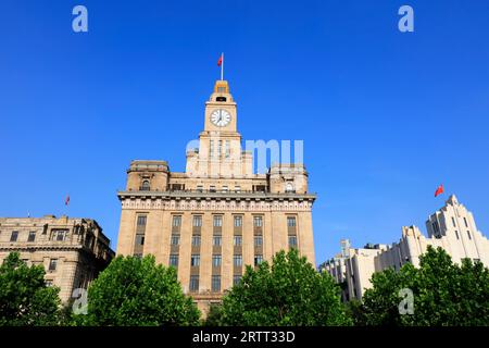 Shanghai, China - June 1, 2018: Architectural scenery of Shanghai Bund, China Stock Photo