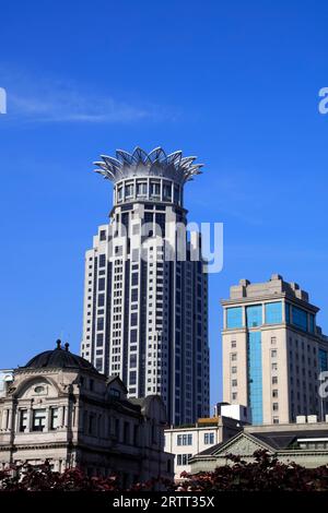 Shanghai, China - June 1, 2018: Architectural scenery of Shanghai Bund, China Stock Photo