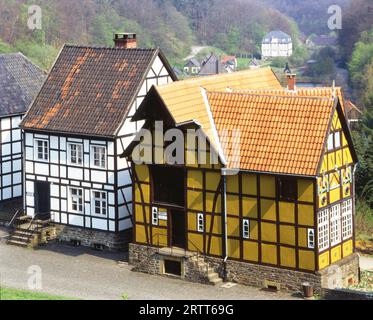 DEU, Germany: The historical slides from the times 80-90s, Hagen. LWL open-air museum.80s Stock Photo