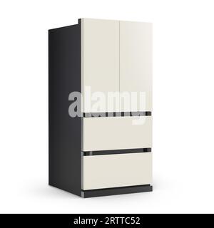 3D graphic concept of kimchi refrigerators, refriger for korean traditional dish Stock Photo