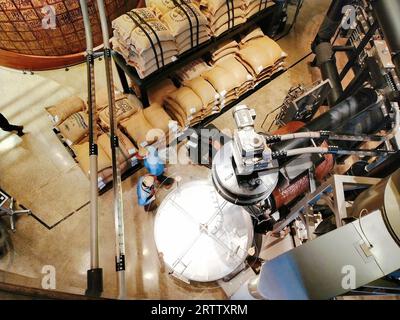 (FILE) Customer consume at the world's largest Starbucks Reserve Roastery in Shanghai, China, August 28, 2019. Stock Photo