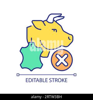 2D thin linear colorful environmental protection icon Stock Vector