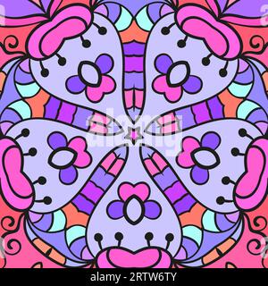 Abstract colorful background, Pentagon ornamental texture Stock Vector