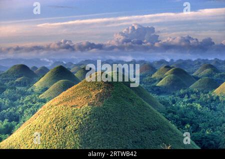 Sunrise - Chocolate Hills Stock Photo