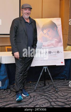 Tokyo, Japan. 15th Sep, 2023. Director Arnaud Desplechin attends a press conference for the film 'Brother and Sister' in Tokyo, Japan on Friday, September 15, 2023. He will holds an event at Tokyo, Osaka, Kyoto and Nagoya in Japan. Photo by Keizo Mori/UPI Credit: UPI/Alamy Live News Stock Photo