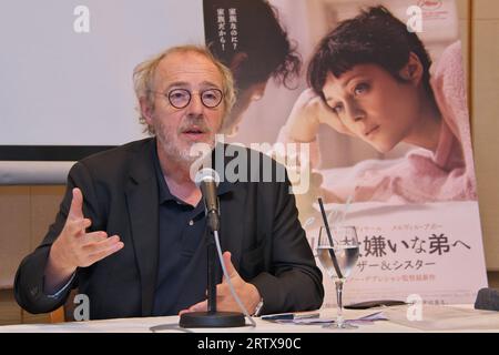 Tokyo, Japan. 15th Sep, 2023. Director Arnaud Desplechin attends a press conference for the film 'Brother and Sister' in Tokyo, Japan on Friday, September 15, 2023. He will holds an event at Tokyo, Osaka, Kyoto and Nagoya in Japan. Photo by Keizo Mori/UPI Credit: UPI/Alamy Live News Stock Photo