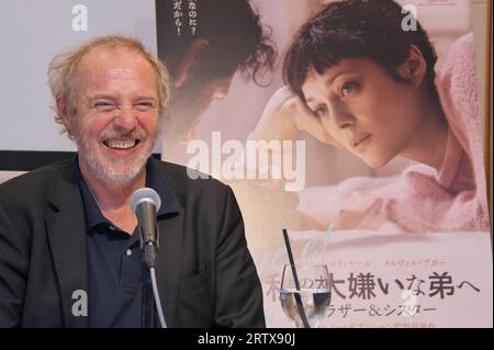 Tokyo, Japan. 15th Sep, 2023. Director Arnaud Desplechin attends a press conference for the film 'Brother and Sister' in Tokyo, Japan on Friday, September 15, 2023. He will holds an event at Tokyo, Osaka, Kyoto and Nagoya in Japan. Photo by Keizo Mori/UPI Credit: UPI/Alamy Live News Stock Photo