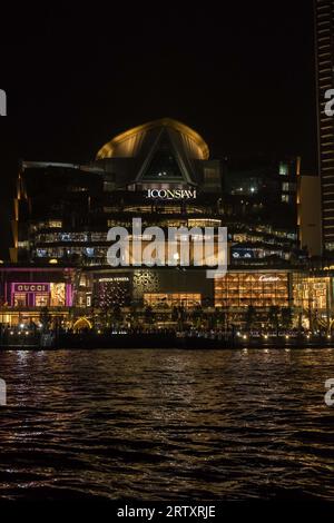 Bangkok, Thailand - 31 January 2019: Iconsiam, a mixed-use development on the banks of the Chao Phraya River in Bangkok. The latest high-end shopping Stock Photo
