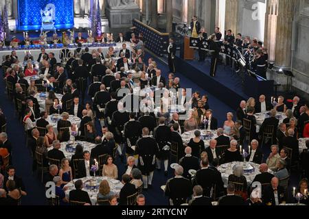 The Jubilee dinner at the Royal Palace in Stockholm, Sweden, on September 15, 2023, in connection with the 50th anniversary of HM the King's accession to the throne.Photo: Anders Wiklund/ TT / code 10040 Stock Photo