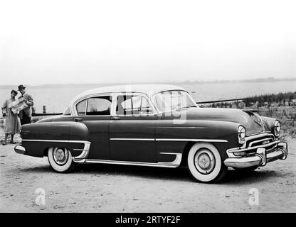 Detroit, Michigan  1954 The new Chrysler New Yorker Deluxe Stock Photo