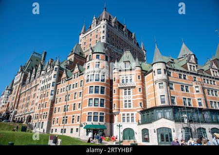 CANADÁ QUEBEC 15-09-2023  Château Frontenac es un hotel histórico de estilo château situado en la ciudad de Quebec, (provinc Stock Photo