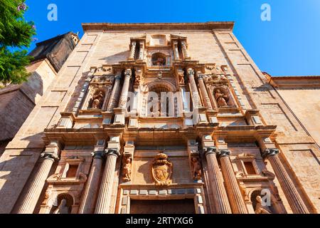 Parish Church of the Holy Cross in Valencia city in Spain Stock Photo