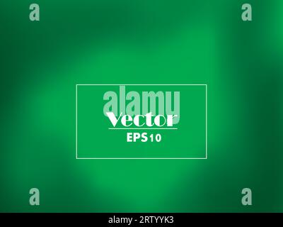 abstract green gradient color background with blank smooth and blurred multicolored style for website banner and paper card decorative graphic design. Stock Vector
