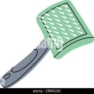 Pet brush. Animals accessories, pet toy supplies. Vector illustration. Stock Vector