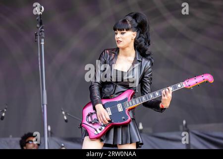 Chicago, USA. 15th Sep, 2023. Olivia Jean during Riot Fest Music Festival on September 15, 2023, in Chicago, Illinois (Photo by Daniel DeSlover/Sipa USA) Credit: Sipa USA/Alamy Live News Stock Photo