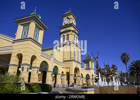 Facade of the Gold Reef City Casino, Johannesburg, Gauteng Province, South Africa Stock Photo