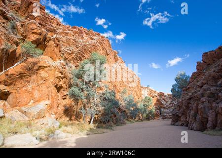 Emily Gap Nature Reserve near Alice Springs, Northern Territory, Australia Stock Photo