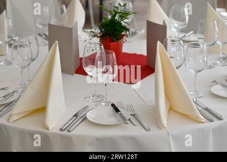 Set table Stock Photo