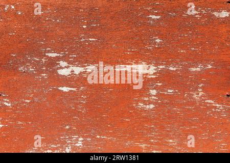 Peeling paint from a wooden wall Stock Photo