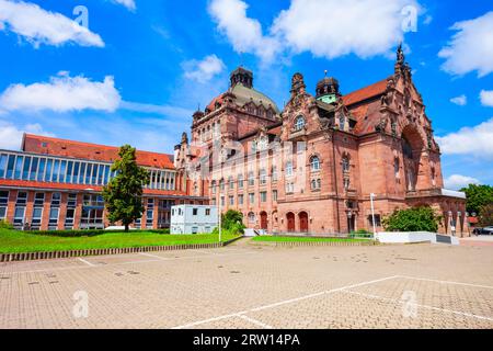 Nuremberg Theatre or Opera House or Staatstheater. Nuremberg is the second largest city of Bavaria state in Germany. Stock Photo