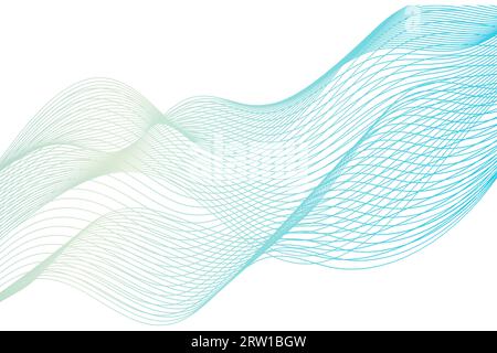 Backgrounds abstract lines, veil, blue, vector illustration. Design element Stock Vector