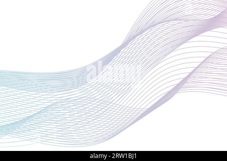 Backgrounds abstract lines, veil, blue, vector illustration. Design element Stock Vector