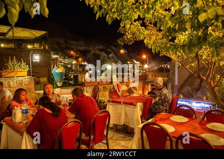 05.09.2017, Turkey, Nevsehir, Goereme - Restaurant in the village in the Goereme National Park in Cappadocia. 00A170905D423CAROEX.JPG [MODEL RELEASE: Stock Photo