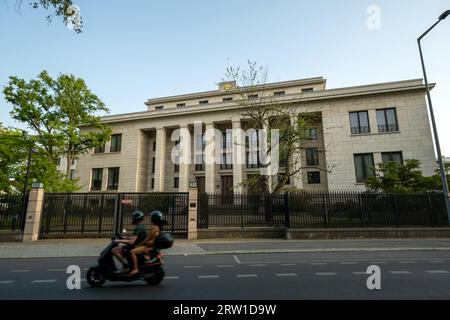 18.06.2022, Germany, Berlin, Berlin - Embassy of Japan in Germany at Tiergartenstrasse. 00A220618D329CAROEX.JPG [MODEL RELEASE: NO, PROPERTY RELEASE: Stock Photo