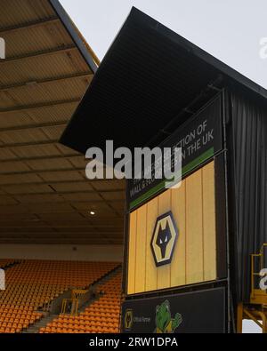 General view of Molineux Stadium, Home of Wolverhampton Wanderersduring the Premier League match Wolverhampton Wanderers vs Liverpool at Molineux, Wolverhampton, United Kingdom, 16th September 2023  (Photo by Mike Jones/News Images) Stock Photo