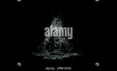 Water splash Droplets background Stock Photo