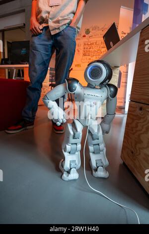 27.06.2023, Germany, Bremen, Bremen - AI-equipped robot at the Transfer Centre for Artificial Intelligence BREMEN.AI at the Bremen AI Days. BREMEN.AI Stock Photo