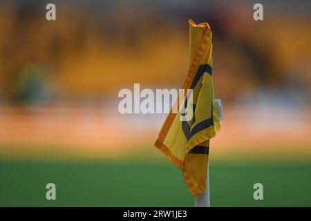 Wolverhampton, UK. 16th Sep, 2023. General view of Molineux Stadium, Home of Wolverhampton Wanderersduring the Premier League match Wolverhampton Wanderers vs Liverpool at Molineux, Wolverhampton, United Kingdom, 16th September 2023 (Photo by Mike Jones/News Images) in Wolverhampton, United Kingdom on 9/16/2023. (Photo by Mike Jones/News Images/Sipa USA) Credit: Sipa USA/Alamy Live News Stock Photo