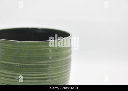 Close up of a ceramic flowerpot. Stock Photo