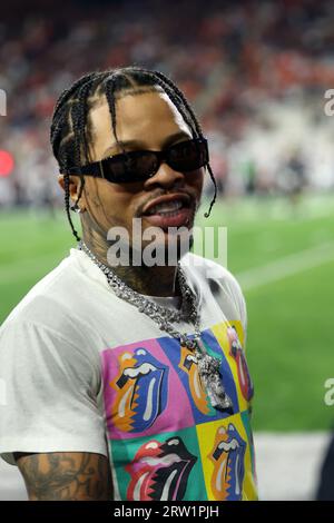 College Park, MD, USA. 15th Sep, 2023. Gervonta Davis Attends The Maryland vs UVA College Football Game In College Park, Maryland on September 15, 2023. Credit: Mpi34/Media Punch/Alamy Live News Stock Photo