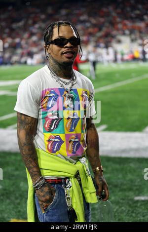 College Park, MD, USA. 15th Sep, 2023. Gervonta Davis Attends The Maryland vs UVA College Football Game In College Park, Maryland on September 15, 2023. Credit: Mpi34/Media Punch/Alamy Live News Stock Photo