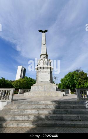 Obelisk in Centenario Park, Cartagena, Bolivar Department, Colombia Stock Photo