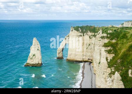 Coastline near Étretat in Normandy/France Stock Photo