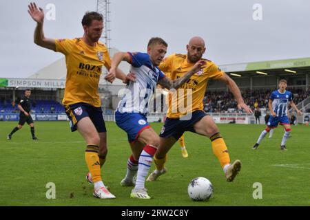 Hartlepool United's Ollie Finney during the Vanarama National League match  between Altrincham and Hartlepool United at