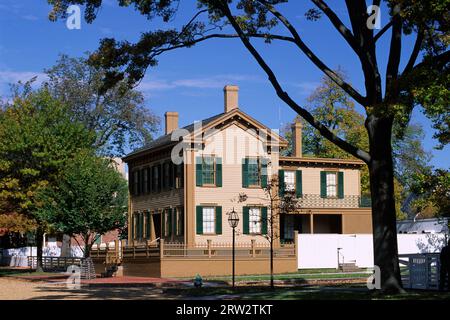 Lincoln Home, Lincoln Home National Historic Site, Illinois Stock Photo