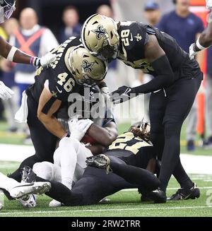 Tennessee Titans quarterback Malik Willis (7) celebrates his touchdown pass  to wide receiver Kearis Jackson (5) in the second half of an NFL preseason  football game against the New England Patriots Friday