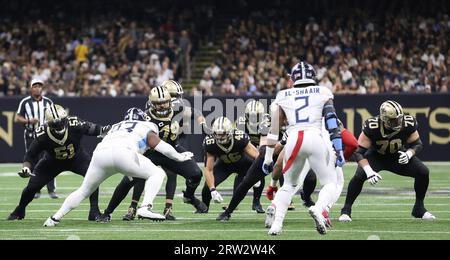 Tennessee Titans defensive tackle Teair Tart (93) tackles Houston Texans  tight end O.J. Howard (83) during the second quarter of the NFL Football  Game between the Tennessee Titans and the Houston Texans