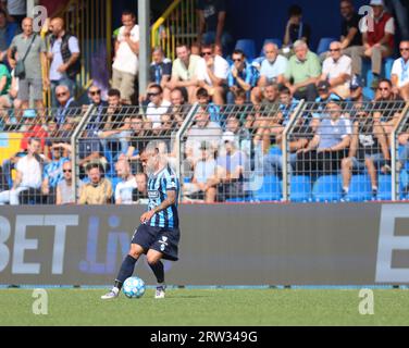 Lecco, Italy. 21st Oct, 2023. Serie BKT official ball during the Serie B  match between Lecco and Ascoli at Stadio Rigamonti - Ceppi on June 30, 2023  in Lecco, Italy.(Photo by Matteo