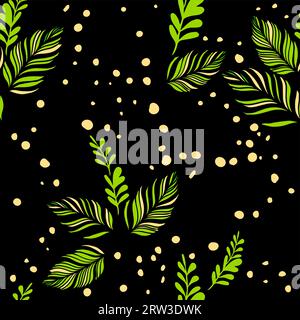 Green leaves texture. Vector illustration Stock Vector Image & Art - Alamy