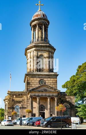 St Chad's Church, Shrewsbury, Shropshire. Opened in 1792, this image taken in September 2023. Charles Darwen was Baptised here in 1809. Stock Photo
