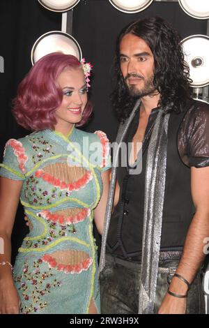 MIAMI BEACH, FL - DECEMBER 31: Russell Brand has filed for divorce from Katy Perry . TMZ has learned. In the docs, filed in L.A., Brand cites 'irreconcilable differences.' The two were married Oct. 23, 2010 in India. They have no kids. The divorce docs say there are 'community property assets' -- it's a sign there might not be a prenup, or if there is one it doesn't cover all of the earnings and other assets they accumulated. The docs do not give a date the couple separated. Russell has released a statement, claiming, 'Sadly, Katy and I are ending our marriage. I'll always adore her and Stock Photo