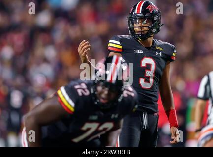 Maryland Terrapins quarterback Taulia Tagovailoa (3) and brother Tua  Tagovailoa after the NCAA college football game between West Virginia and  Maryland on Saturday September 4, 2021 at Capital One Field at Maryland