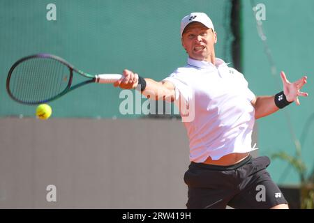 Ricardas Berankis (Lithuania). Davis Cup, Group Stage 2023. Stock Photo