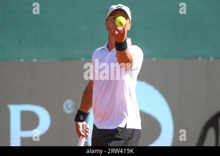 Ricardas Berankis (Lithuania). Davis Cup, Group Stage 2023. Stock Photo