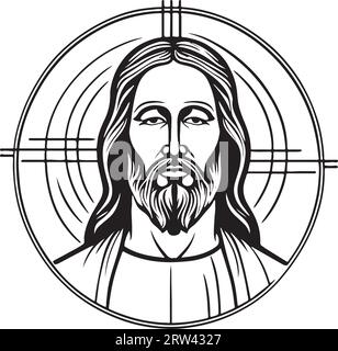Awesome and lovely Holy Christ vector art Stock Vector Image & Art - Alamy