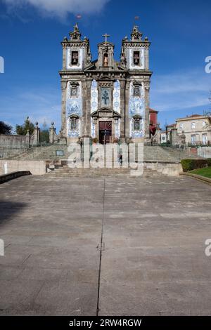 Church of Saint Ildefonso (Igreja de Santo Ildefonso) in Porto, Oporto, Portugal, Baroque style 18th century architecture Stock Photo